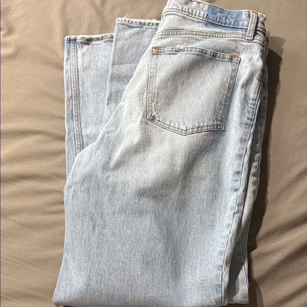 Abercrombie & Fitch Light Blue High Rise Jeans